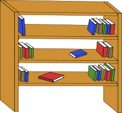 книжный шкаф в детскую
