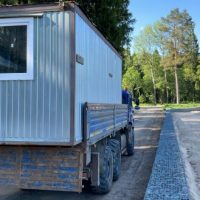 Профессиональная перевозка бытовок